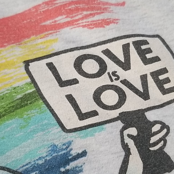 Love is Love Rainbow Pride tshirt - Picture 3 of 9
